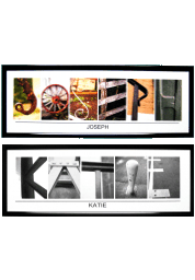 Photo Letter Name Art